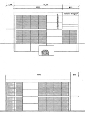 Pergola Seitenansicht